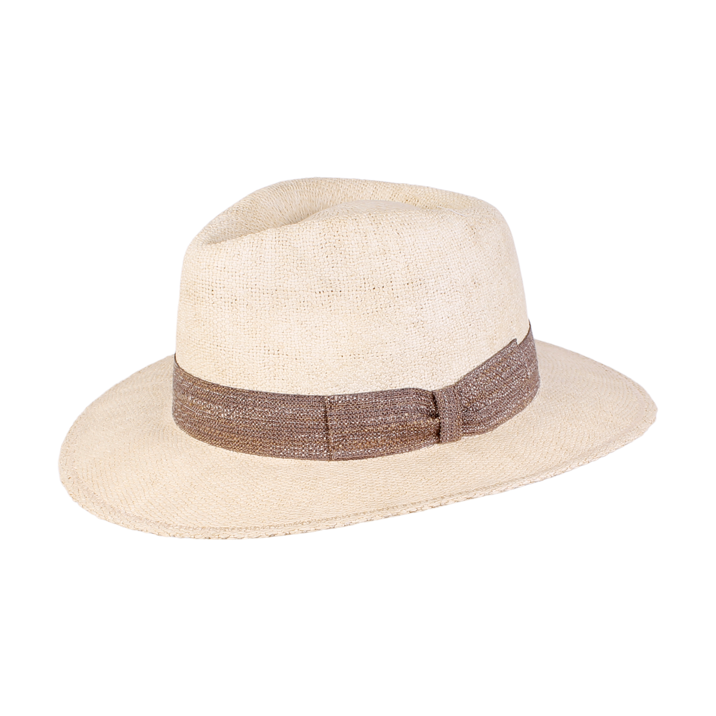 Fedora Country Hat with Wide Hatband in Natural by Wigens