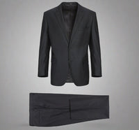 Super 140s Wool 2-Button SLIM FIT Suit in Charcoal (Short, Regular, and Long Available) by Renoir