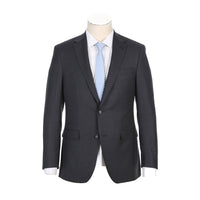 Super 150s Wool 2-Button Half-Canvas MODERN FIT Suit in Charcoal (Short, Regular, and Long Available) by Rivelino