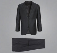 Super 140s Wool 2-Button CLASSIC FIT Suit in Charcoal (Short, Regular, and Long Available) by Renoir