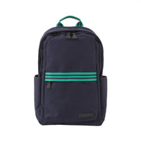 Teddy Zipper Backpack in Navy Canvas by Baekgaard