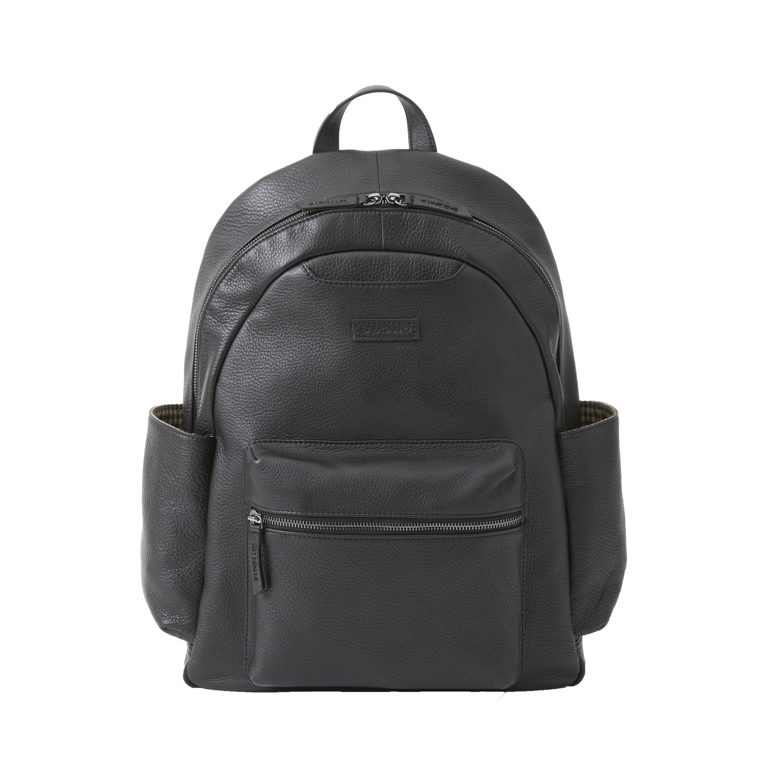 Clark Backpack in Black Leather by Baekgaard
