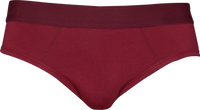 Hip Brief in Burgundy Red by Wood Underwear
