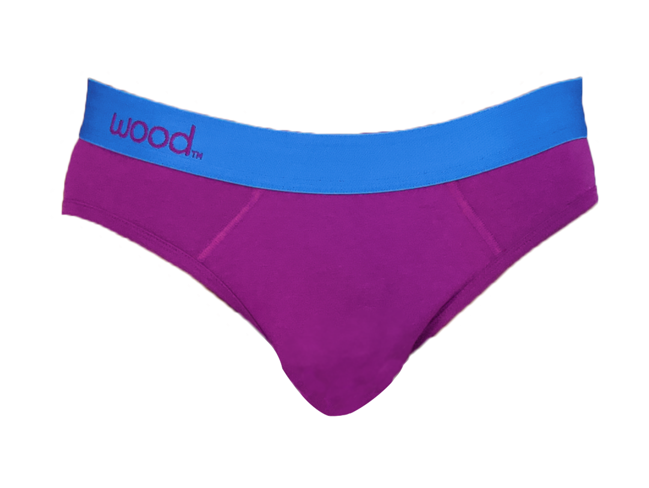 Hip Brief in Grape by Wood Underwear