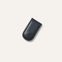 Classic Leather Money Clip in Black by Will Leather Goods