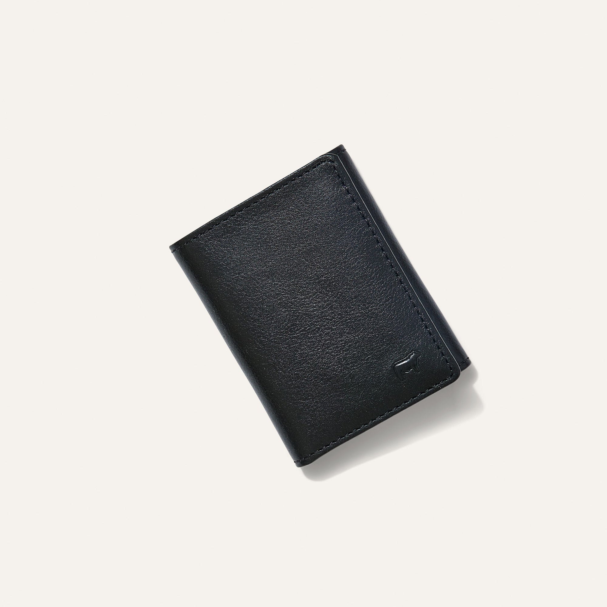 Classic Trifold Leather Wallet in Black by Will Leather Goods