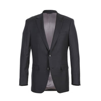Super 150s Wool 2-Button Half-Canvas MODERN FIT Suit in Charcoal (Short, Regular, and Long Available) by Rivelino