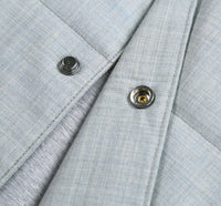 Wool Blend Puffer Vest in Silver Grey by Pelago