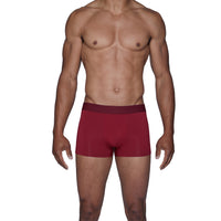 Trunk Style Briefs in Burgundy Red by Wood Underwear