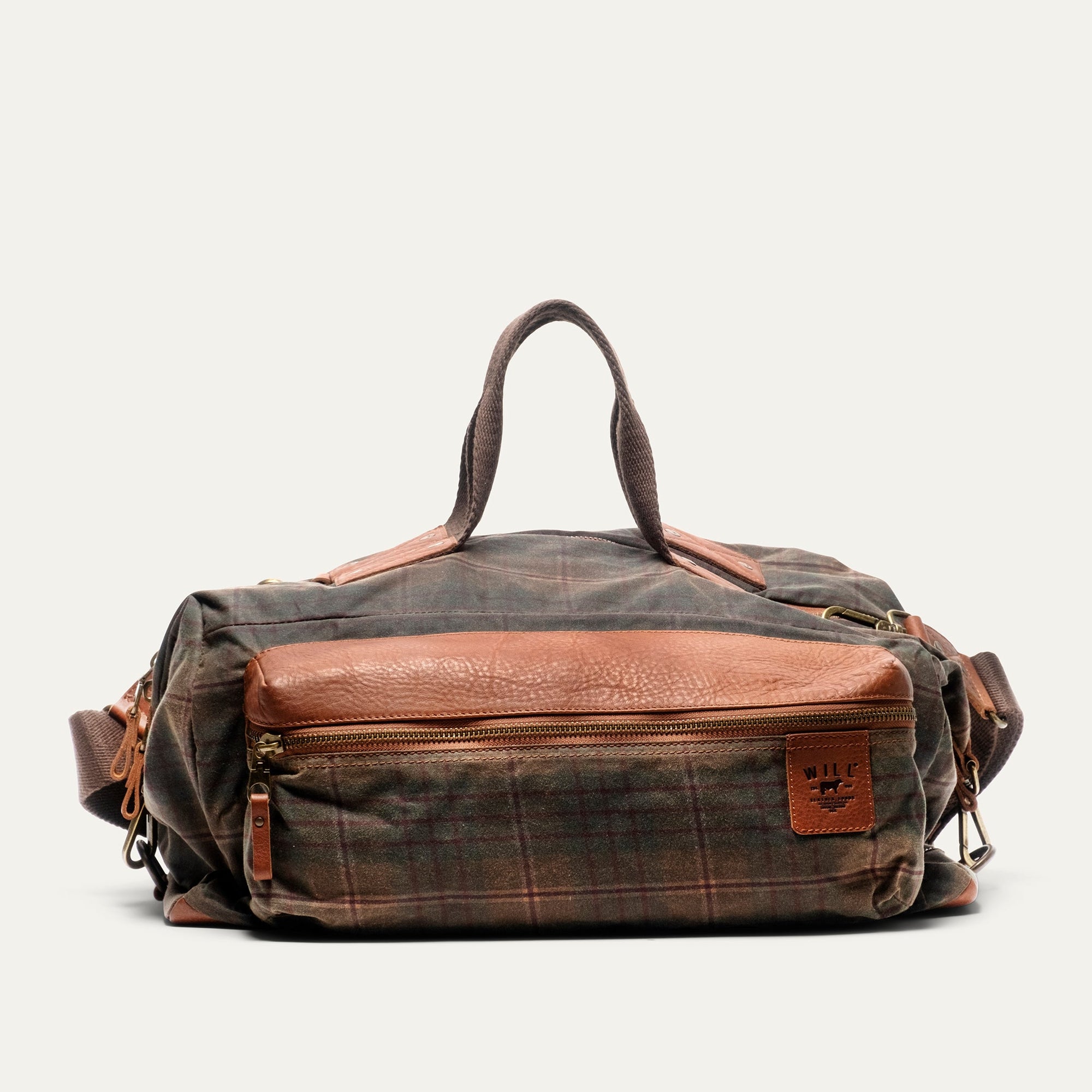 Waxed Canvas and Leather 'Adventure Collection' Weekender Duffle Bag i