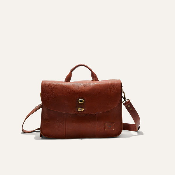 Kent Leather Messenger Bag in Cognac by Will Leather Goods J. Men's