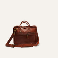 Hank Leather Satchel in Cognac by Will Leather Goods