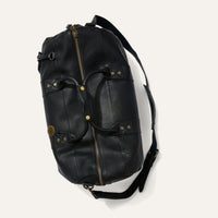 Atticus Leather Shoe Duffle in Black by Will Leather Goods