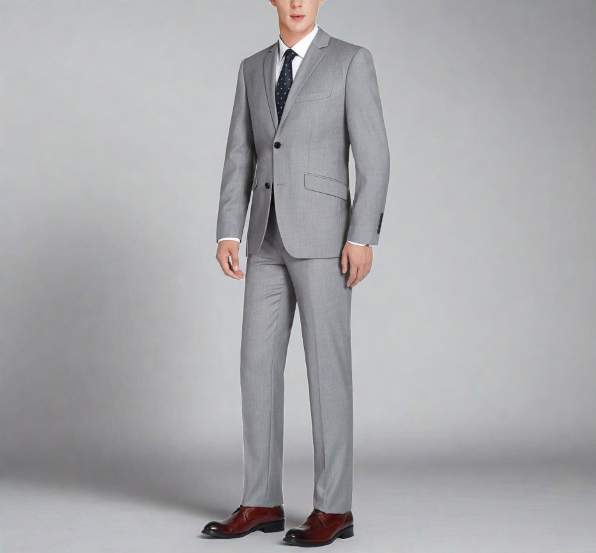 18772 Grey Cordura Slim Fit Suit