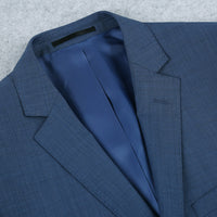 Single Breasted Wool Blend SLIM FIT Suit in Blue (Short, Regular, and Long Available) by Renoir