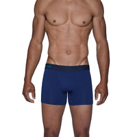 Boxer Brief w/ Fly in Deep Space Blue by Wood Underwear