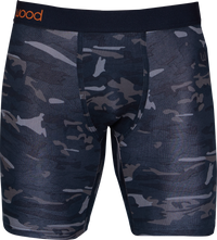 Biker Brief w/ Fly in Forest Camo by Wood Underwear