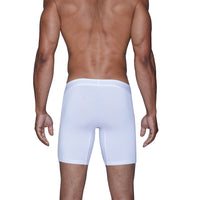 Biker Brief in White by Wood Underwear