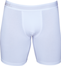Biker Brief in White by Wood Underwear