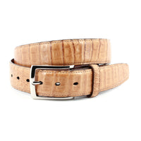 South American Caiman Belt in Saddle by Torino Leather