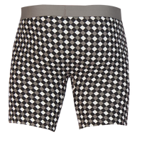 Biker Brief w/ Fly in Black & White Dimension by Wood Underwear