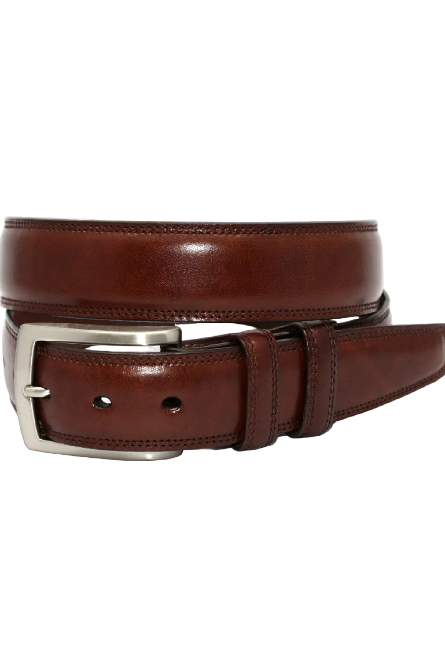 Italian Burnished Kipskin Belt in Chili by Torino Leather