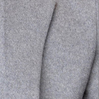 Wool Blend 3-Button Coat with Zip-Out Hood in Grey by Viyella