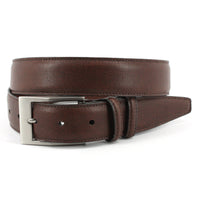 Soft Deertan Glove Leather Belt in Chestnut by Torino Leather