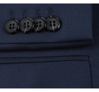 Super 140s Wool 2-Button CLASSIC FIT Suit in Navy (Short, Regular, and Long Available) by Renoir