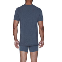 Crew Neck Undershirt in Charcoal Heather by Wood Underwear