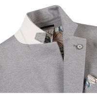 Single Breasted SLIM FIT Half Canvas Soft Jacket in Grey (Short, Regular, and Long Available) by Pelago
