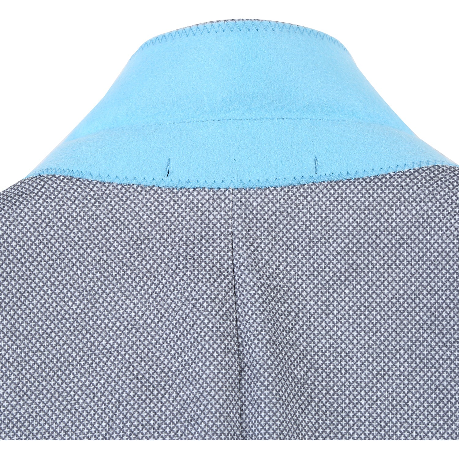 Single Breasted SLIM FIT Half Canvas Soft Jacket in Blue-Grey (Short, Regular, and Long Available) by Pelago