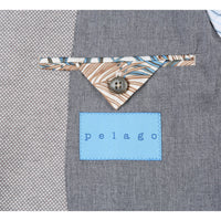 Single Breasted SLIM FIT Half Canvas Soft Jacket in Grey (Short, Regular, and Long Available) by Pelago