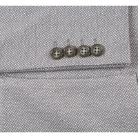 Single Breasted SLIM FIT Half Canvas Soft Jacket in Grey (Short, Regular, and Long Available) by Pelago