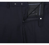 Super 140s Wool 2-Button SLIM FIT Suit in Dark Navy (Short, Regular, and Long Available) by Renoir