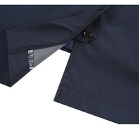 Functional SLIM FIT Raincoat With Removable Quilted Liner in Navy by Pelago