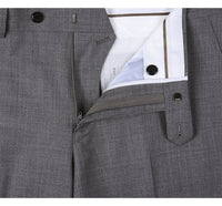 Super 140s Wool 2-Button SLIM FIT Suit in Dark Grey (Short, Regular, and Long Available) by Renoir