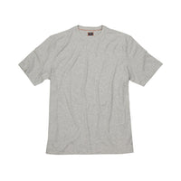 Melange Crew Neck Peruvian Cotton Tee Shirt in Pearl Mélange by Left Coast Tee