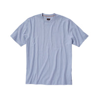 Melange Crew Neck Peruvian Cotton Tee Shirt in Light Blue Mélange by Left Coast Tee