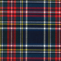 'Conway' Navy Tartan Plaid Beyond Non-Iron® Cotton Twill Sport Shirt by Batton