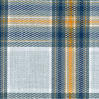 'Howard' Grey, Blue, and Orange Beyond Non-Iron® Cotton Sport Shirt by Batton