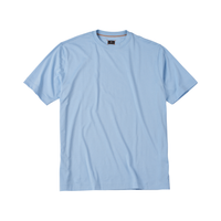 Crew Neck Peruvian Cotton Tee Shirt in Sky Blue by Left Coast Tee