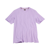 Crew Neck Peruvian Cotton Tee Shirt in Lilac by Left Coast Tee
