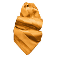 Tonal Stripe Silk Satin Woven Jacquard Ascot in Choice of 24 Colors by Dion