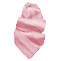 Tonal Stripe Silk Satin Woven Jacquard Ascot in Choice of 24 Colors by Dion