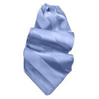 Tonal Stripe Silk Satin Woven Jacquard Ascot in Choice of 24 Colors by Dion