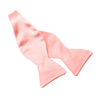 Solid Silk Satin Woven Jacquard Bow Tie in 19 Bold Colors (Choice of Styles) by Dion Neckwear