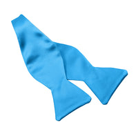 Solid Silk Satin Woven Jacquard Bow Tie in 19 Bold Colors (Choice of Styles) by Dion Neckwear