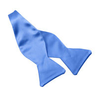 Solid Silk Satin Woven Jacquard Bow Tie in 19 Bold Colors (Choice of Styles) by Dion Neckwear