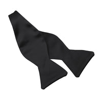 Solid Silk Satin Woven Jacquard Bow Tie in 19 Bold Colors (Choice of Styles) by Dion Neckwear